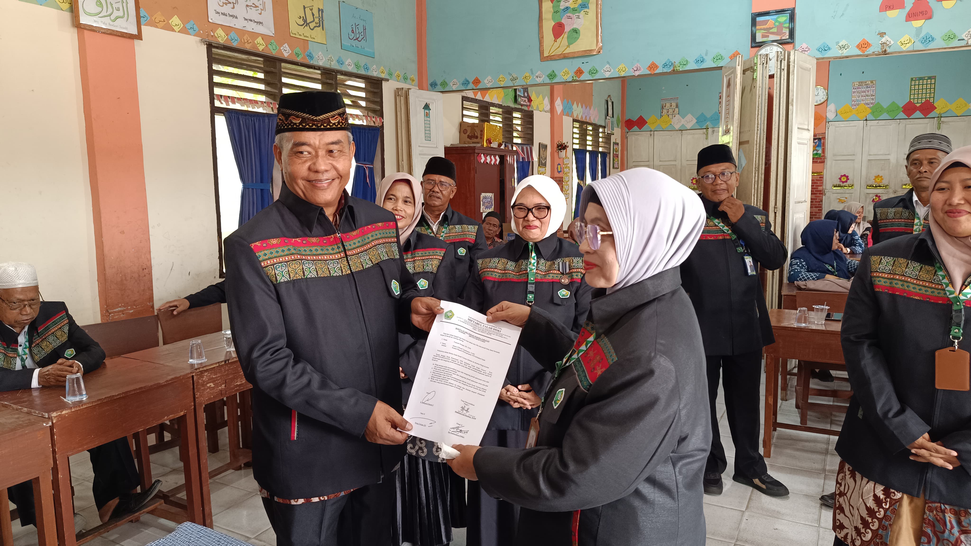 Pelantikan dan Serah Terima Jabatan YPS Miftahul Falah 